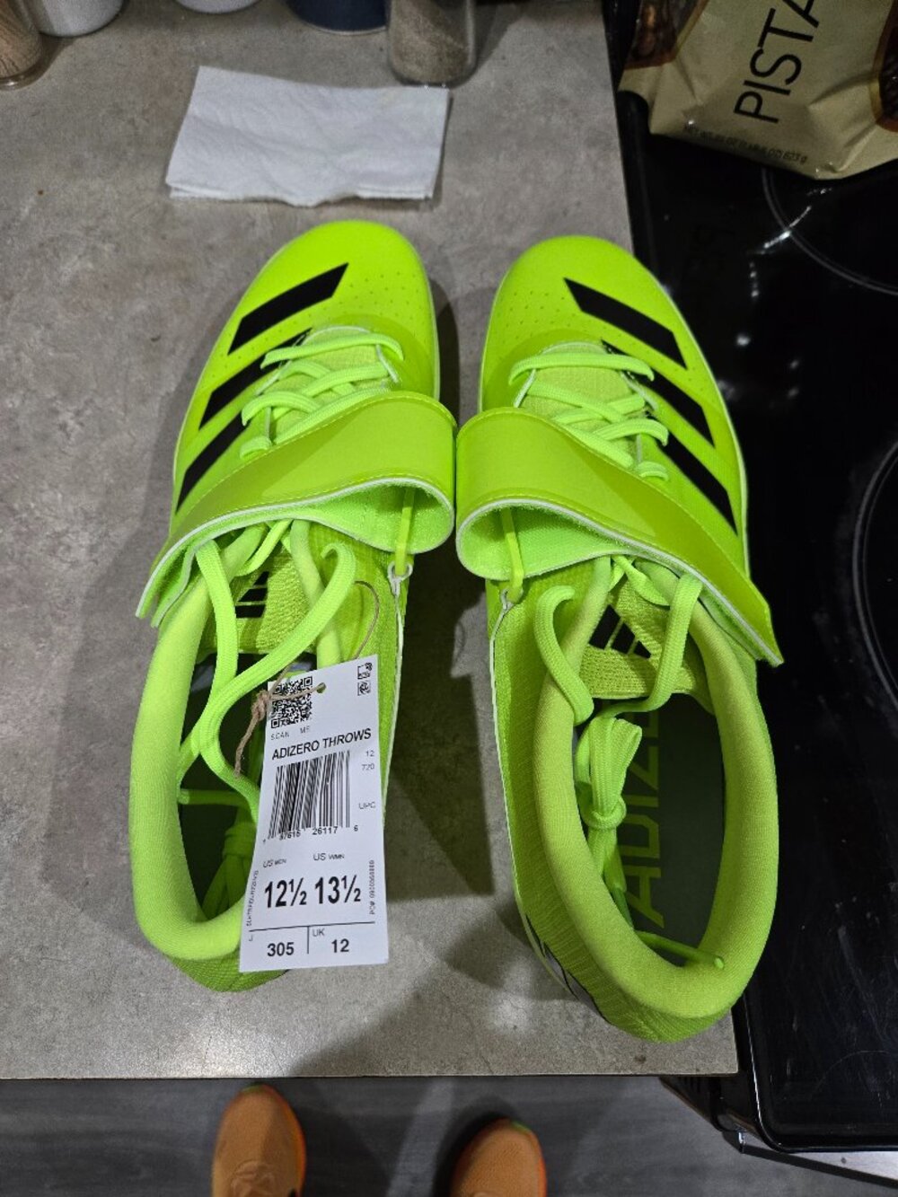 NIB Adidas adithrow throwing shoes size 12.5